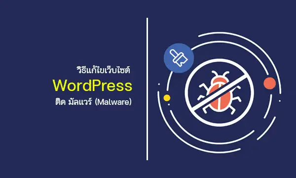 วิธีแก้ไขเว็บไซต์ WordPress ติด มัลแวร์ (Malware)